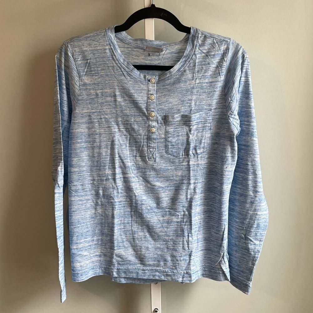 Columbia Blue Lightweight Long Sleeve Pocket Shirt